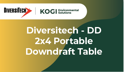 Diversitech - DD 2x4 Portable Downdraft Table - Kogi Environmental Solutions