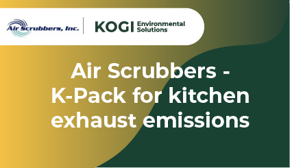 Air Scrubbers - K-Pack for kitchen exhaust emissions - Kogi Environmental Solutions