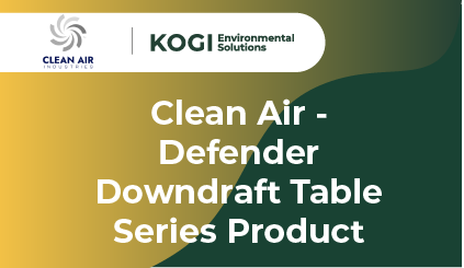 Clean Air - Defender Downdraft Table Series Product - Kogi Environmental Solutions