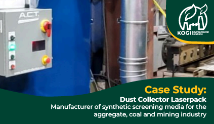 Dust Collector Laserpack - Manufacturer of synthetic screening media for the aggregate, coal and mining industry - Kogi Environmental Solutions